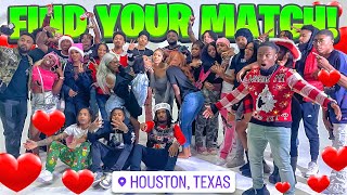 Find Your Match 16 Girls amp 16 Guys Houston Edition viral jubilee facetoface [upl. by Enidualc]