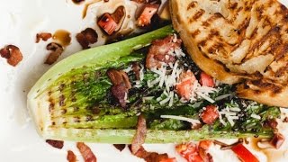 How to Make Grilled Romaine for Salad  SAM THE COOKING GUY [upl. by Cam]