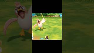 Shiny Farfetchd in Pokémon Lets Go Eevee After a Catch Combo of Only 27 [upl. by Sirtemed]