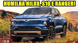 NOVA CHEVROLET SILVERADO EV Até a Hilux Fica com Vergonha [upl. by Giuliana]