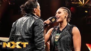 Rhea Ripley gets in Shayna Baszler’s face WWE NXT Aug 28 2019 [upl. by Bartlett]