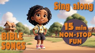 15 Minutes of animated Bible Singalong songs [upl. by Stronski179]