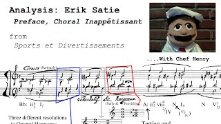 Analysis  Erik Satie quotUnappetizing Choralequot from Sports et Divertissements [upl. by Chance730]