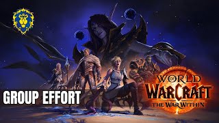 WoW The War Within  Alliance Quests  Group Effort [upl. by Aicemat457]