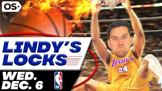 NBA Picks for EVERY Game Wednesday 126  Best NBA Bets amp Predictions  Lindys Leans Likes amp Locks [upl. by Esiuol]