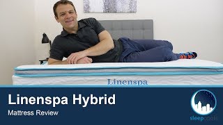 Linenspa Hybrid Mattress Review  Comfortable Bed at a Value Price [upl. by Htrap]