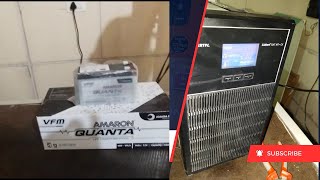 vertiv online ups battery change replace with amaron quanta 🛠️ [upl. by Gleason]