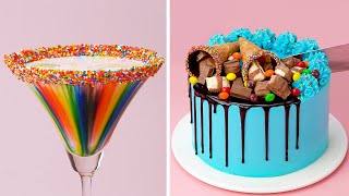 How to Create Stunning Colorful Cakes  Rainbow Cake Decorating Ideas to Impress Your Guests [upl. by Yeruoc]