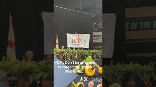 Graduate praises Jesus on stage🙌🎓 tiktok gabe2cutty praise brandonlake [upl. by Onig147]