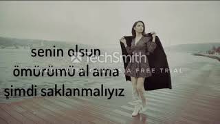 Feride Hilal Akın  Gizli Aşk lyrics [upl. by Anelehs]