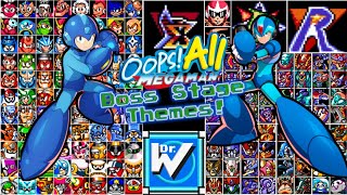 Mega Man Series All Boss Battle Themes [upl. by Rudie380]