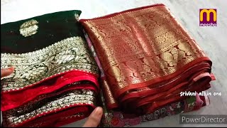 📢📢meesho లో కొత్తగా వచ్చిన saree collection online sareestrending sarees meesho saree haul [upl. by Noak]