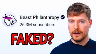 MrBeast Caught FAKING His Charity Videos [upl. by Crescin127]