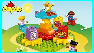 LEGO Duplo 10845 My First Carousel Fun Easy Lego Bricks For Toddlers Kids Preschool Children [upl. by Thordia]