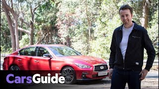 Infiniti Q50 Red Sport 2018 review road test video [upl. by Per]