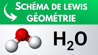 Géométrie et schéma de Lewis  H2O eau  PhysiqueChimie [upl. by Urita]