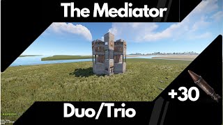 The Mediator  The Ultimate Meta DuoTrio Rust Base Design  Insane Shooting Floor [upl. by Hterrag]