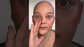 Warum funktioniert eine Haartransplantation bei mir nicht😅 alopecia alopezie nohair makeup [upl. by Nenad]