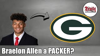 Is Braelon Allen a fit for the Packers [upl. by Studley951]