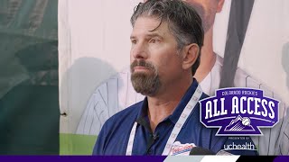 Rockies All Access  Todd Helton Hall of Fame  Media Availability [upl. by Myrvyn]