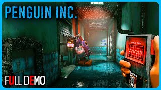 Penguin Inc  Full Demo  Walkthrough Gameplay  Indie Horror Game  No Commentary [upl. by Salas165]