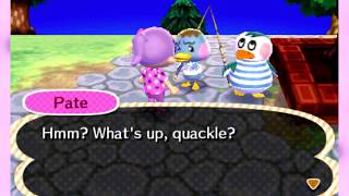 Lets Play Animal Crossing New Leaf Welcome Amiibo  54 Funky Duck [upl. by Bander792]