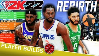 2K22 Most FUN REBIRTH Build Guide  Best ALL AROUND Build in NBA 2K22 [upl. by Chelsey]