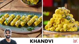 Khandvi Recipe with Tips  खांडवी बनाने का आसान तरीका  Chef Sanjyot Keer [upl. by Stallworth]