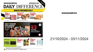 Woolworths specials ZA  21102024  03112024 [upl. by Durham]