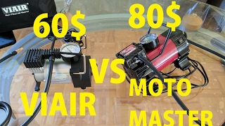 Viair 70P VS MotoMaster Air Compressor  A Detailed Review [upl. by Eneiluj47]