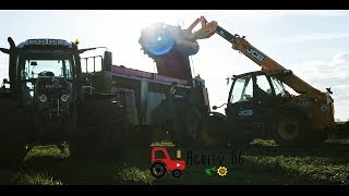 Epandage Fumier 2018  FENDT 820 avec Gyrax ELPX 190 et JCB 53170 [upl. by Hsu]