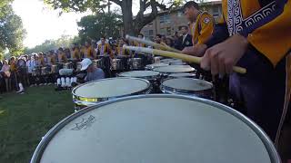 LSU Drumline 2018  Malfred Tenor Cam [upl. by Balling]