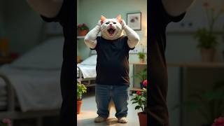 White Kitten was Sick Poor Cat Father Will do Everything to Save Kitten😭 Fathers Loveshorts cat [upl. by Mcdougall32]