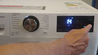 LG FrontLoad Washers How to Use Spin OnlyDrain Only Cycle [upl. by Ecniv]