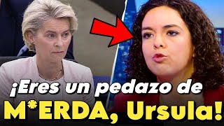 Los alemanes están pasando hambre por tu culpa  Una valiente francesa destrozó a Von Der Leyen [upl. by Junina]