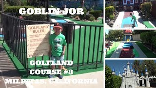 SERIOUS Mini Golf FUN GOLFLAND MILPITAS California Course 3 [upl. by Aihsoj]