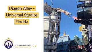 Diagon Alley  Universal Studios Florida Tour [upl. by Adirf]