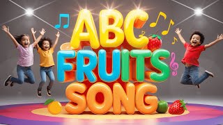 The ABC Fruits Song  Learn the Alphabet with Delicious Fruits [upl. by Joashus941]