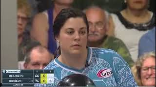 2018 PWBA Twin Cities Open Stepladder Semi Final  Jordan Richard vs Rocio Restrepo [upl. by Aeiram]