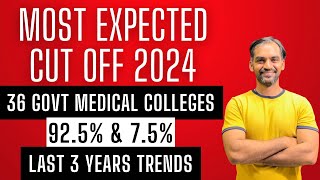 Expected cut off 2024  MBBS Cut off marks 2024 [upl. by Casimir485]