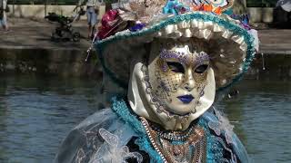 HauteSavoie carnaval vénitien dAnnecy 2019 au bord du canal [upl. by Vita]