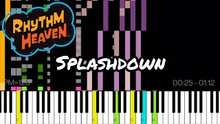 Base MIDI  Splashdown Rhythm Heaven DS [upl. by Netsirhc]