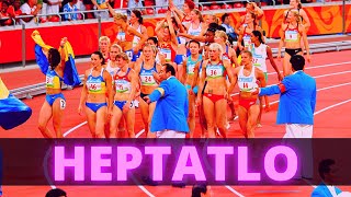 Heptatlo no Atletismo História Provas e Pontuação [upl. by Huberty]