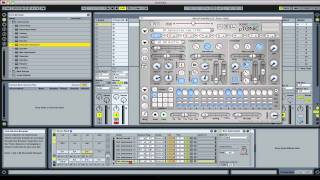 Ableton Tutorial  Setting up Microtonic inside a Drum Rack [upl. by Goldston]