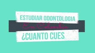 ESTUDIAR ODONTOLOGIA EN COLOMBIA ¿CUANTO CUESTA [upl. by Ytomit890]