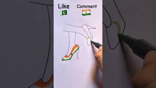 Comment Your Country Name🥰 shorts art creativeart [upl. by Pyotr158]