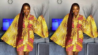 How to make a simple kimono Dress DETAILED [upl. by Adiam]