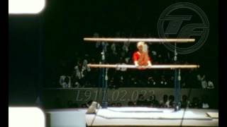 Tokyo 1964 POLINA ASTAKHOVA Uneven Bars GYMNASTICS Amateur Footage [upl. by Ymarej]