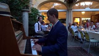 Ascona Jazz Night 2018  Swanee River Boogie  Live Piano Cover by Nicola Tenini amp Renzo Sartori [upl. by Mharg]