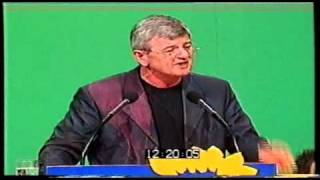 Joschka Fischer auf dem KosovoSonderparteitag in Bielefeld 1999 [upl. by Odo371]